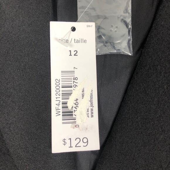 NWT Joe Fresh Wool Blend Blazer 12tall - Picture 6 of 8